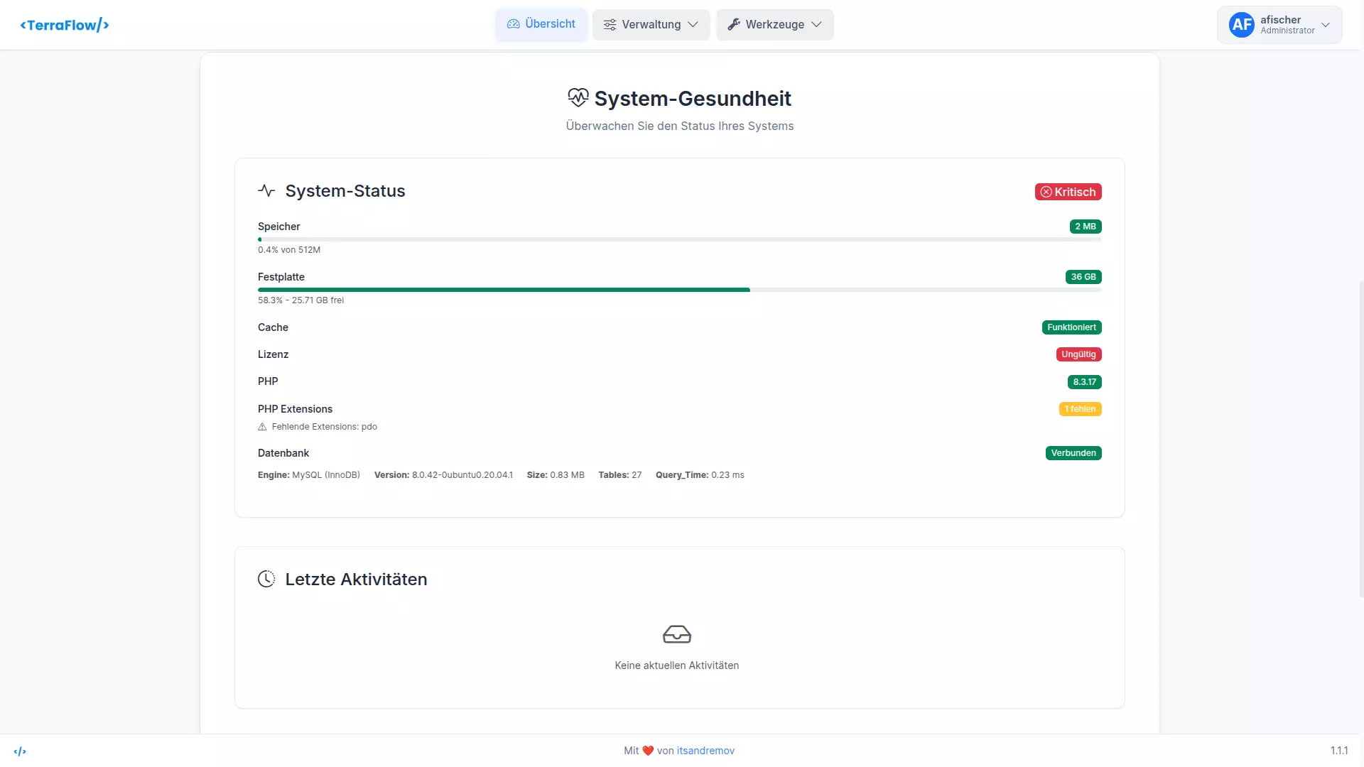 Admin Dashboard